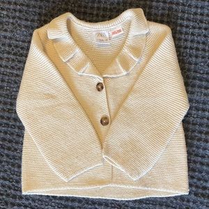 Zara Knit Cardigan, Cream, 18-24mo
